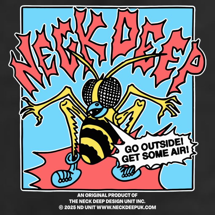 Neck Deep Go Outside Get Some Air Golf Towel