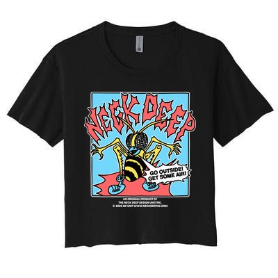 Neck Deep Go Outside Get Some Air Crop Top