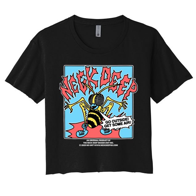 Neck Deep Go Outside Get Some Air Crop Top