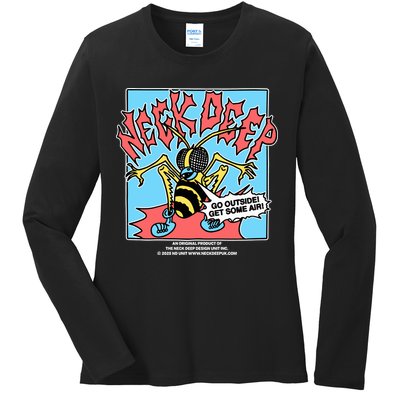 Neck Deep Go Outside Get Some Air Ladies Long Sleeve Shirt