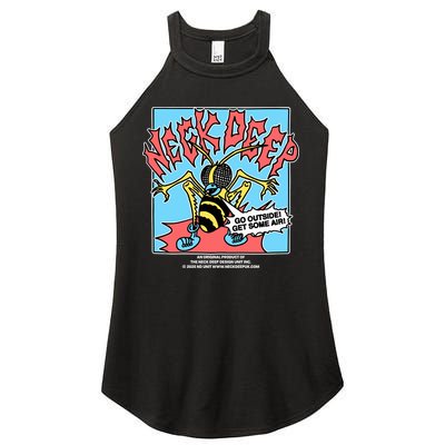 Neck Deep Go Outside Get Some Air Women's Perfect Tri Rocker Tank