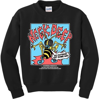 Neck Deep Go Outside Get Some Air Kids Sweatshirt