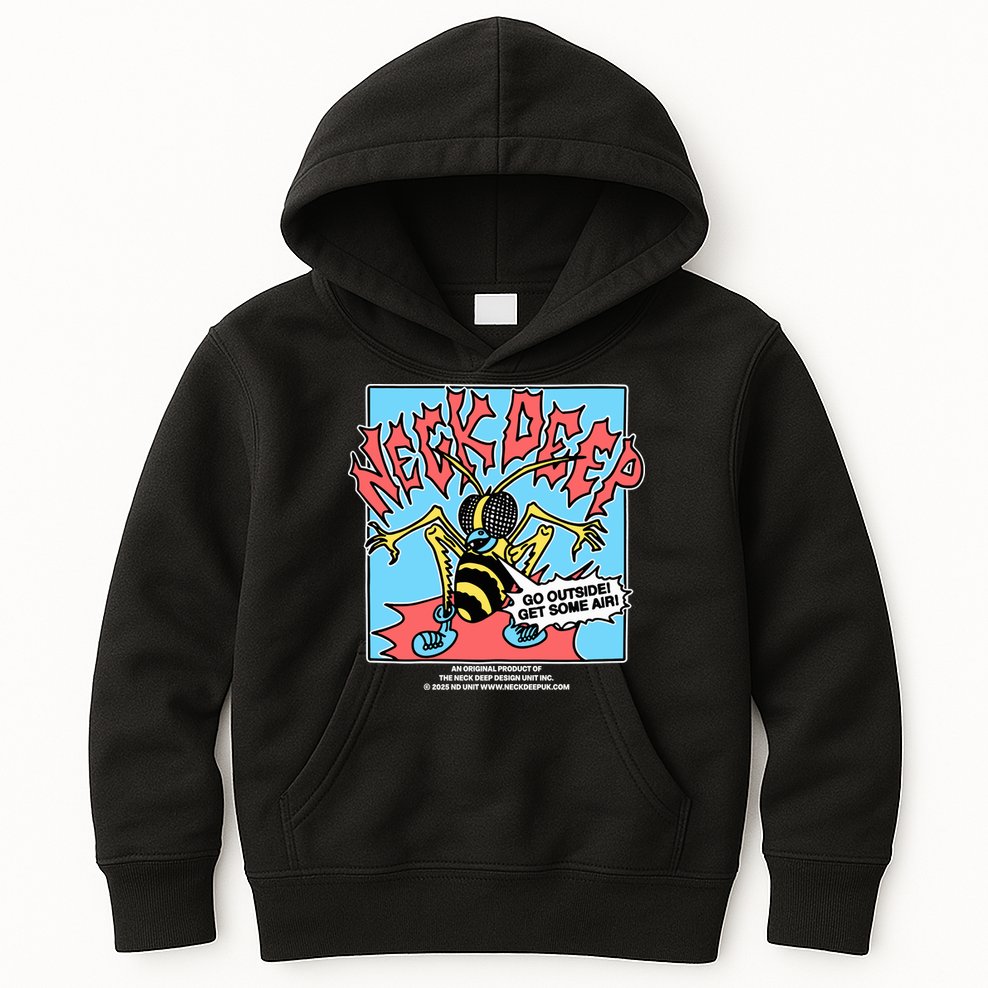 Neck Deep Go Outside Get Some Air Kids Hoodie
