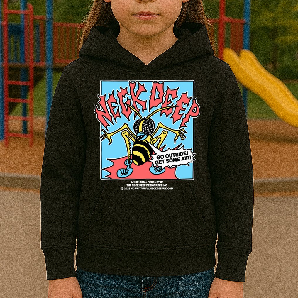 Neck Deep Go Outside Get Some Air Kids Hoodie