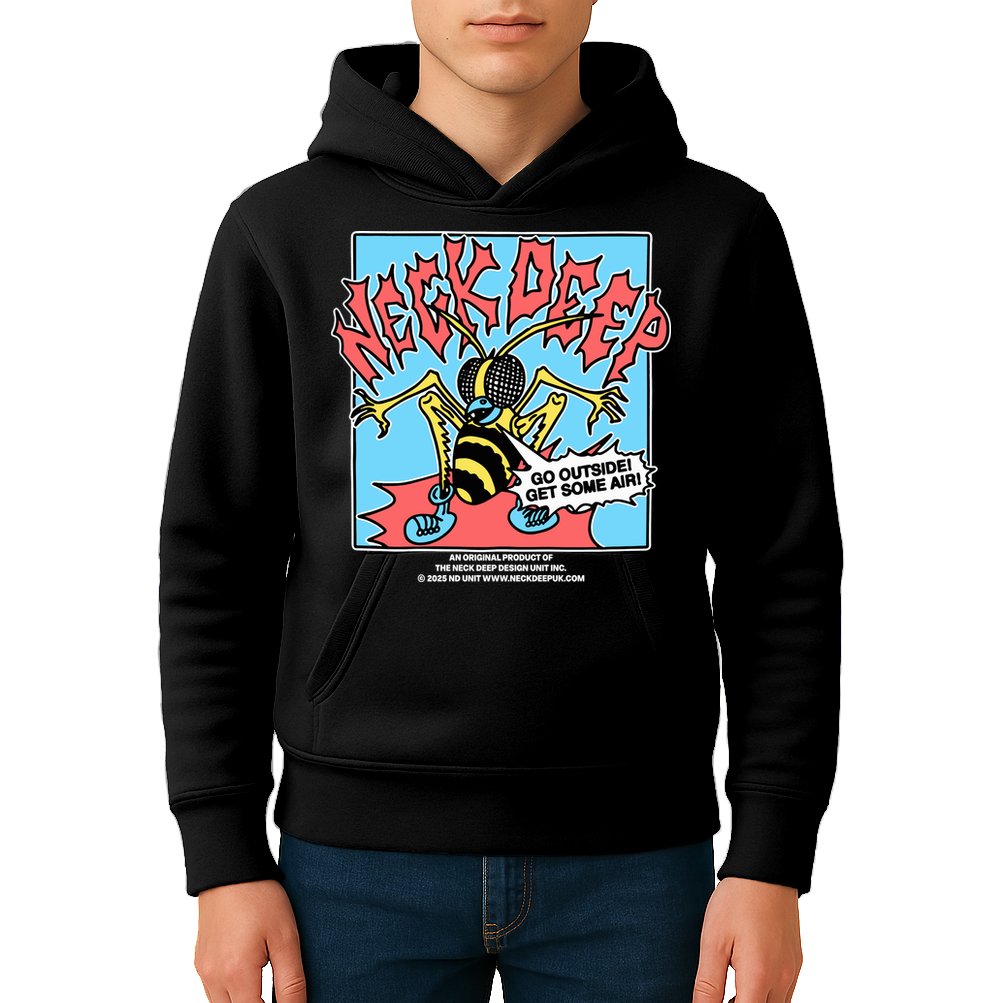 Neck Deep Go Outside Get Some Air Kids Hoodie