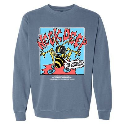 Neck Deep Go Outside Get Some Air Garment-Dyed Sweatshirt