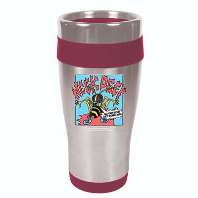 Neck Deep Go Outside Get Some Air 16oz Travel Tumbler