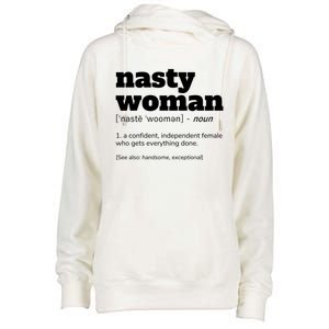 Nasty Definition Gift Womens Funnel Neck Pullover Hood