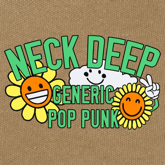Neck Deep Generic Pop Punk Cotton Canvas Backpack