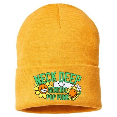 Neck Deep Generic Pop Punk Sustainable Knit Beanie