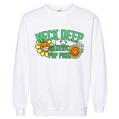 Neck Deep Generic Pop Punk Garment-Dyed Sweatshirt