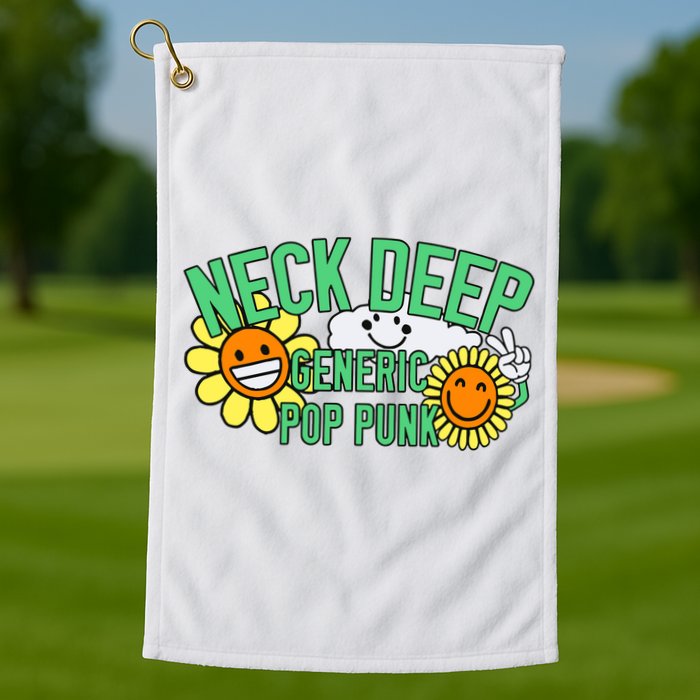 Neck Deep Generic Pop Punk Golf Towel