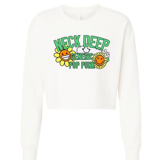 Neck Deep Generic Pop Punk Cropped Pullover Crew