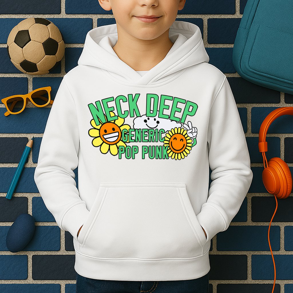 Neck Deep Generic Pop Punk Kids Hoodie