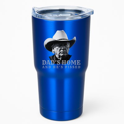 New DadS Home And HeS Pissed Dark Maga Trump DaddyS Home Tumbler