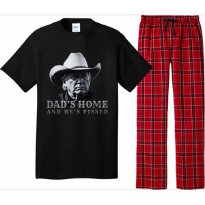 New DadS Home And HeS Pissed Dark Maga Pajama Set