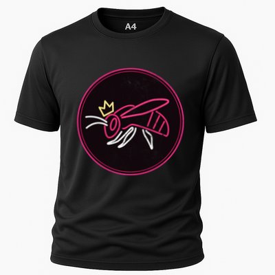 NEONMOMS Distressed Honeybee (Heather Grey) Performance Shirt