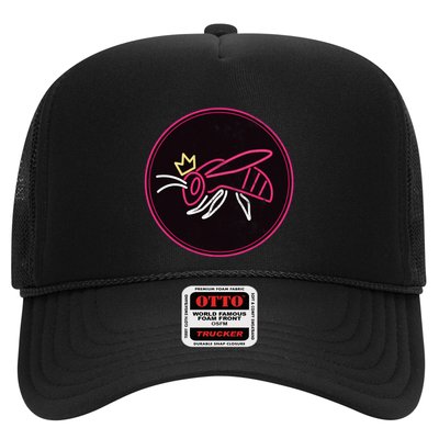 NEONMOMS Distressed Honeybee (Heather Grey) Trucker Hat