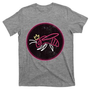 NEONMOMS Distressed Honeybee (Heather Grey) T-Shirt