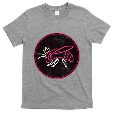 NEONMOMS Distressed Honeybee (Heather Grey) T-Shirt
