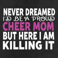 Never Dreamed I'd Be A Cheer Mom 'S Gift 11oz C Handle Ceramic Mug