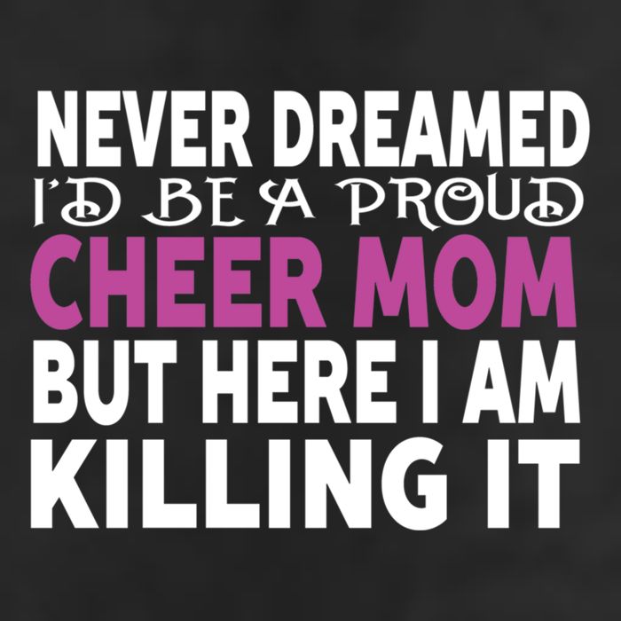 Never Dreamed I'd Be A Cheer Mom 'S Gift 11oz C Handle Ceramic Mug