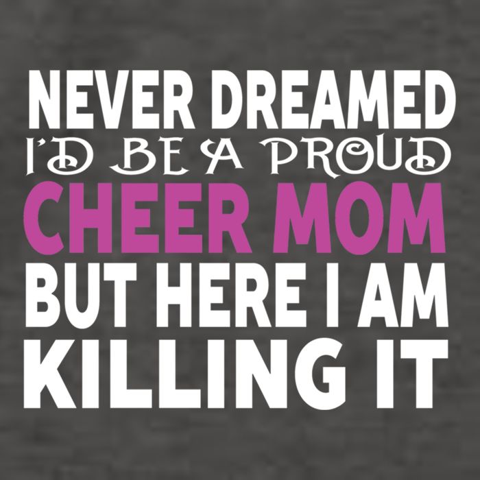 Never Dreamed I'd Be A Cheer Mom 'S Gift Vector Backpack
