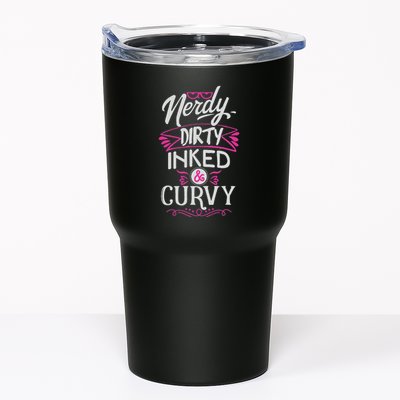 Nerdy Dirty Inked And Curvy Tumbler
