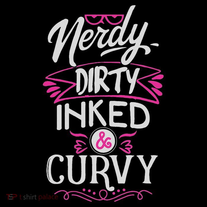 Nerdy Dirty Inked And Curvy Magnet
