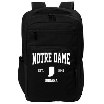 Notre Dame Indiana Est 1842 Impact Tech Backpack