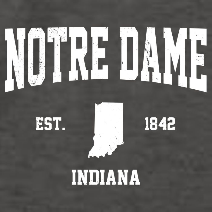Notre Dame Indiana Est 1842 Vector Backpack
