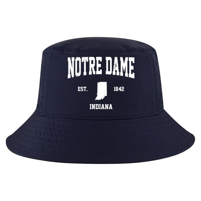 Notre Dame Indiana Est 1842 Cool Comfort Performance Bucket Hat