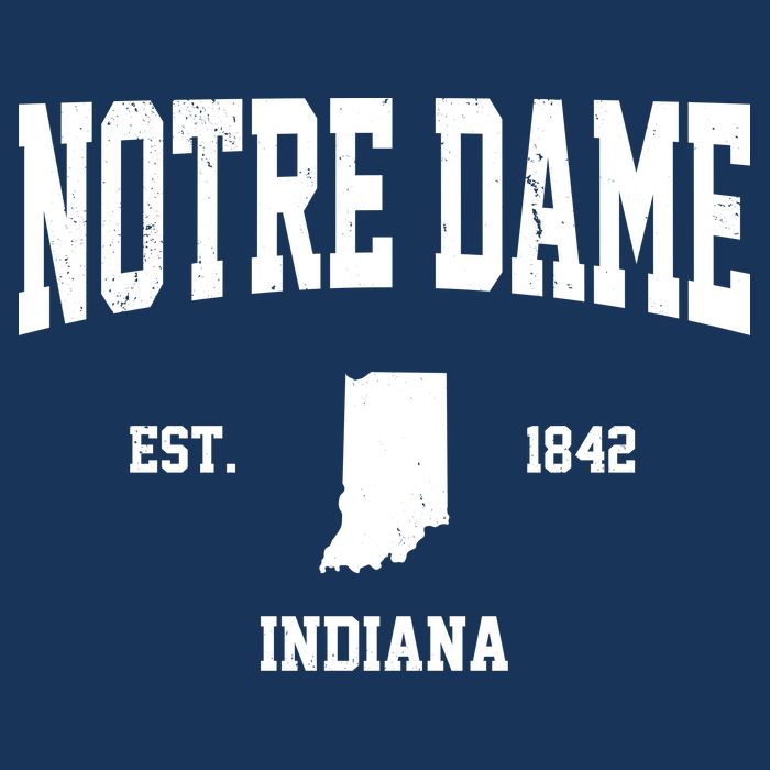 Notre Dame Indiana Est 1842 Cool Comfort Performance Bucket Hat