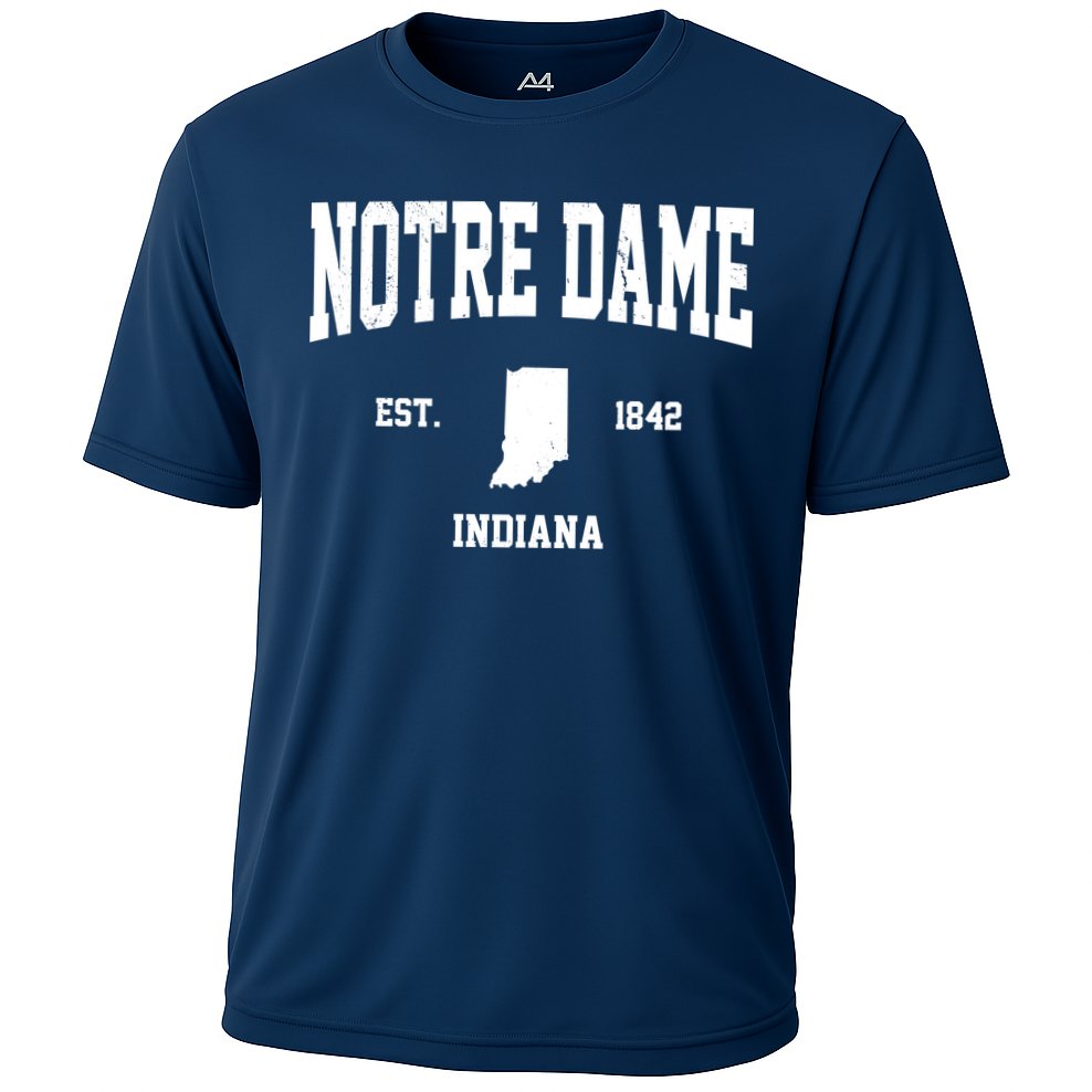 Notre Dame Indiana Est 1842 Performance Shirt