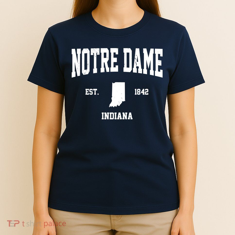 Notre Dame Indiana Est 1842 T-Shirt