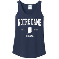 Notre Dame Indiana Est 1842 Ladies Essential Tank