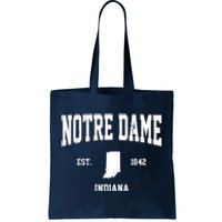 Notre Dame Indiana Est 1842 Tote Bag