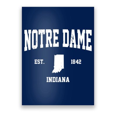 Notre Dame Indiana Est 1842 Poster