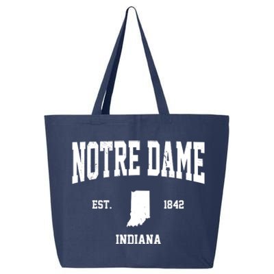 Notre Dame Indiana Est 1842 25L Jumbo Tote