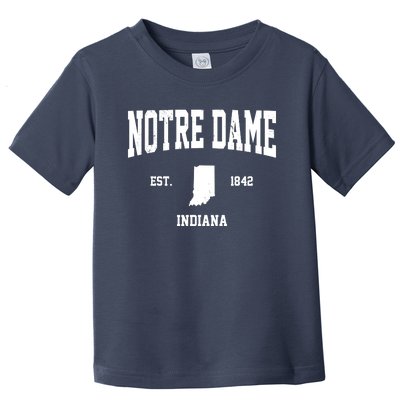 Notre Dame Indiana Est 1842 Toddler T-Shirt