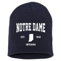 Notre Dame Indiana Est 1842 Short Acrylic Beanie