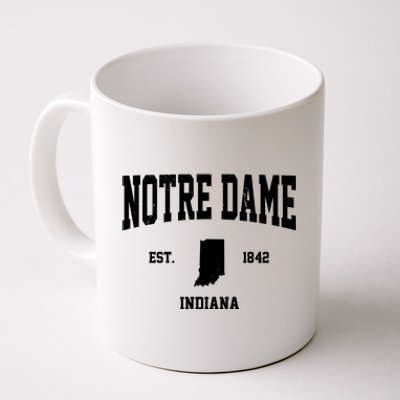 Notre Dame Indiana Est 1842 Coffee Mug