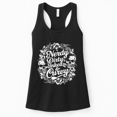 Nerdy Dirty Inked And Curvy Womens Tank Top