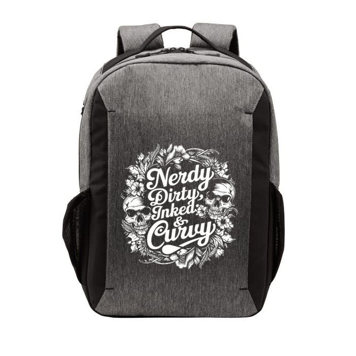 Nerdy Dirty Inked And Curvy Vector Backpack