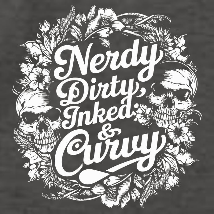 Nerdy Dirty Inked And Curvy Vector Backpack