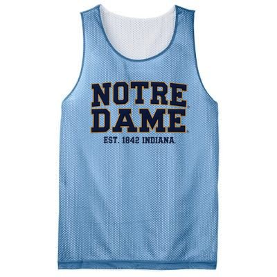 N.O.T.R.E D.A.M.E Indiana Est. 1842 Vintage Pride Apparel Mesh Reversible Basketball Jersey Tank