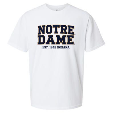 N.O.T.R.E D.A.M.E Indiana Est. 1842 Vintage Pride Apparel Sueded Cloud Jersey T-Shirt