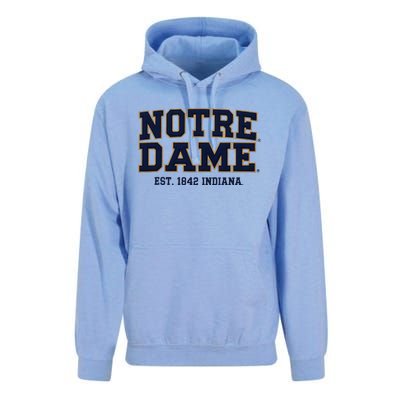 N.O.T.R.E D.A.M.E Indiana Est. 1842 Vintage Pride Apparel Unisex Surf Hoodie