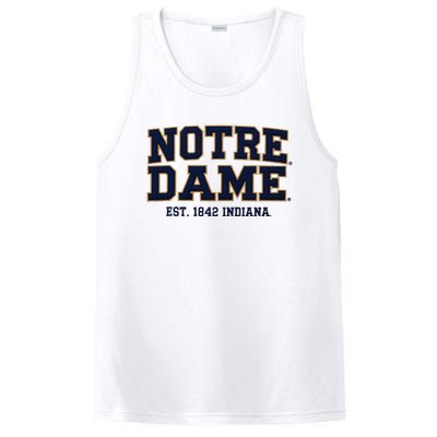 N.O.T.R.E D.A.M.E Indiana Est. 1842 Vintage Pride Apparel PosiCharge Competitor Tank