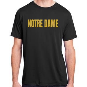 N.O.T.R.E D.A.M.E. Is A Cathedral In France Adult ChromaSoft Performance T-Shirt